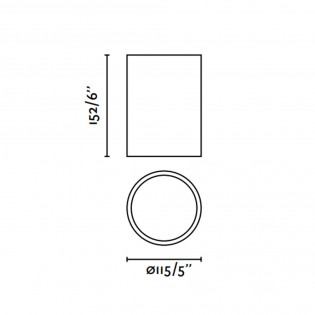 Flush lamp LED Rol (30W)