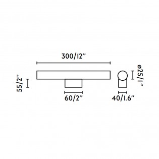 Bathroom's LED Wall Lamp Calma (5W)