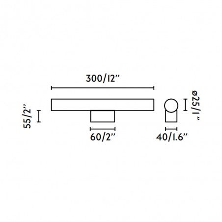 Bathroom's LED Wall Lamp Calma (5W)