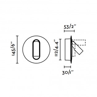 Wall lamp LED reader Timit (4.5W)