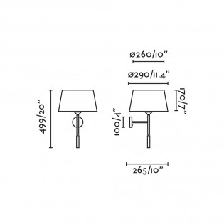 Aplique de pared con lector LED Windsor (3W)