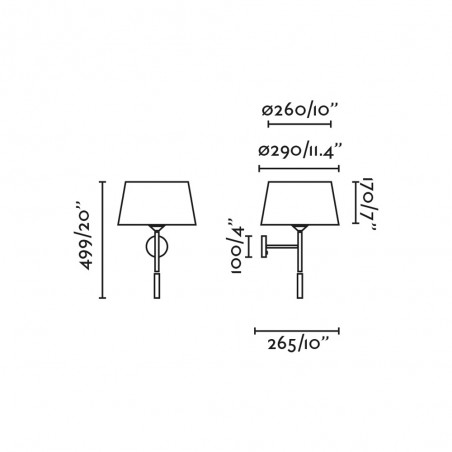 Aplique de pared con lector LED Windsor (3W)