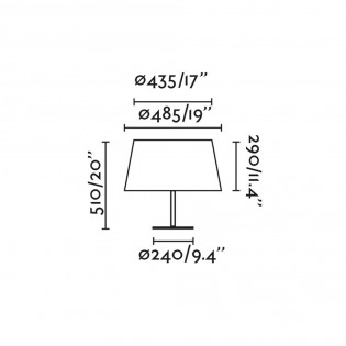 Table lamp Windsor Lino