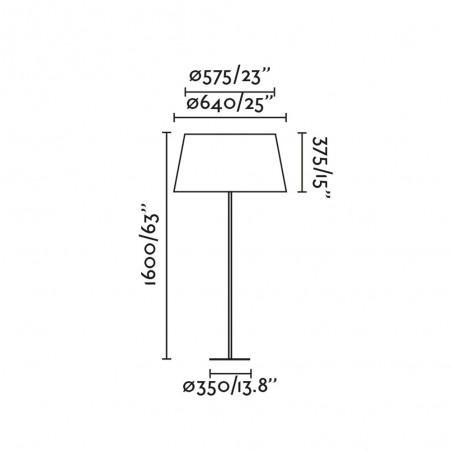 Floor lamp Windsor Lino