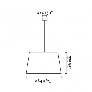 Pendant lamp Windsor