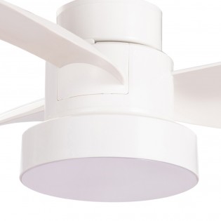 Ventilador LED rosca E27 Debu Blanco CCT Dim (15W)