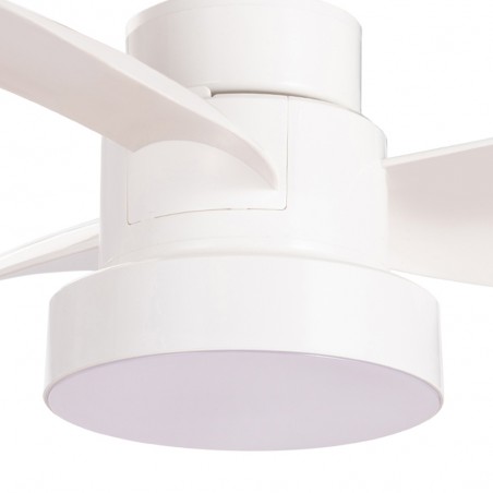 Ventilador LED rosca E27 Debu Blanco CCT Dim (15W)