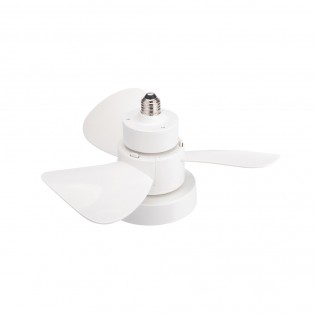 LED Fan E27 Debu White CCT Dim (15W)