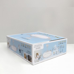 Ventilador LED con aspas retráctiles Nestera Evo CCT Dim (45W)