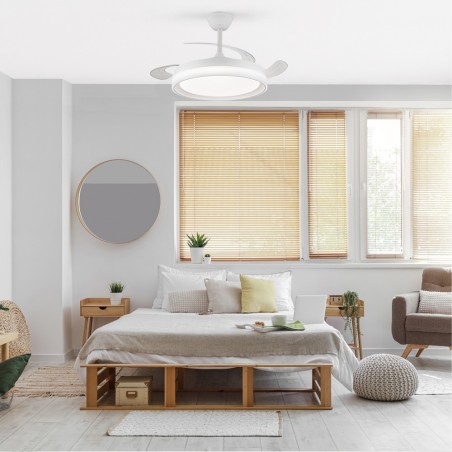 LED ceiling fan folding blades Nestera Evo CCT Dim (72W)