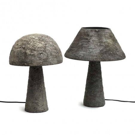 Table Lamp Concrete Mushroom
