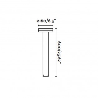 Outdoor beacon LED Espot 60 (9W)