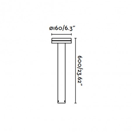 Outdoor beacon LED Espot 60 (9W)