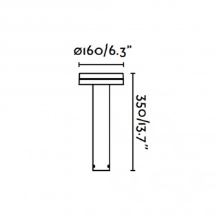 Outdoor beacon LED Espot 35 (9W)