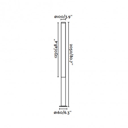 Outdoor beacon LED Tura (48W)