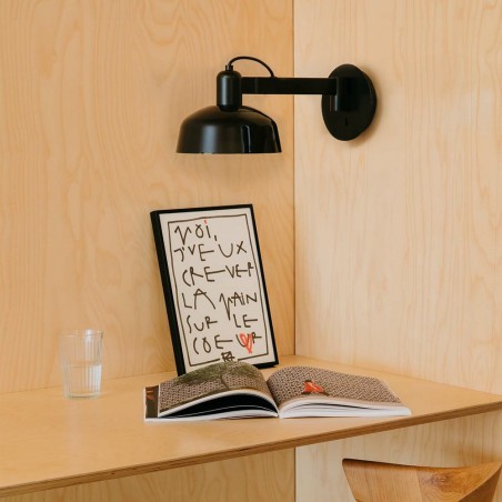 Aplique de pared largo Tatawin Metal