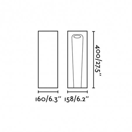 Outdoor beacon LED Grot 40 (6W)