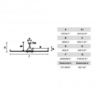LED Ceiling Fan Rotterdam 25 (30W)