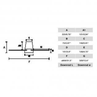 LED Ceiling Fan Klover S CCT Dim (18W)