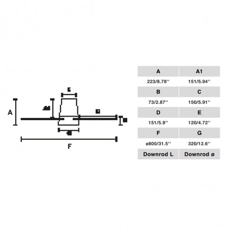 LED Ceiling Fan Klover S CCT Dim (18W)