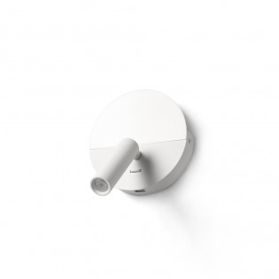 Wall light LED reader with USB Dual (3W)
