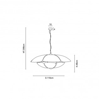 Pendant Lamp Coquillage XL (5 lights)