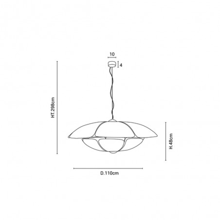 Pendant Lamp Coquillage XL (5 lights)