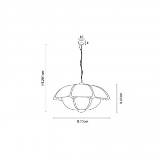 Pendant Lamp Coquillage (3 lights)