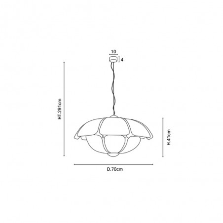 Pendant Lamp Coquillage (3 lights)