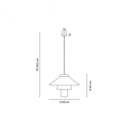 Pendant Lamp Ruche L