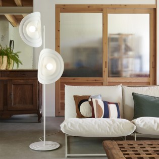 Floor Lamp Selenitis (2 lights)