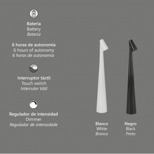Lámpara de mesa LED Belice (3W)