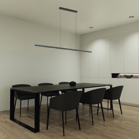 Lámpara colgante lineal LED Meca (38W)