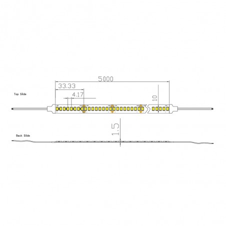 Tira LED 24V IP20 5M (72W)