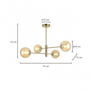 Pendant lamp Galaxia (4 Lights)