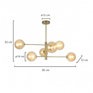 Pendant lamp Galaxia (6 Lights)