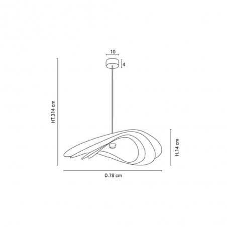 Pendant Lamp Selenitis D78