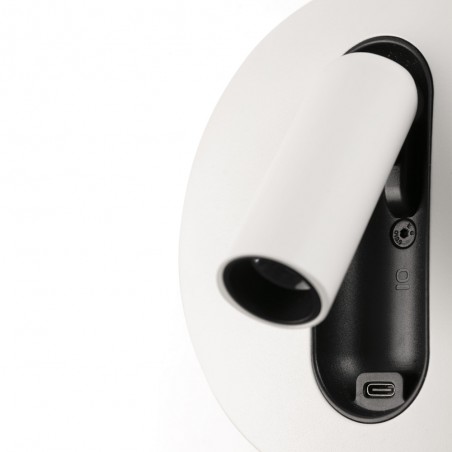 Timit LED wall lamp with USB (4.5W)
