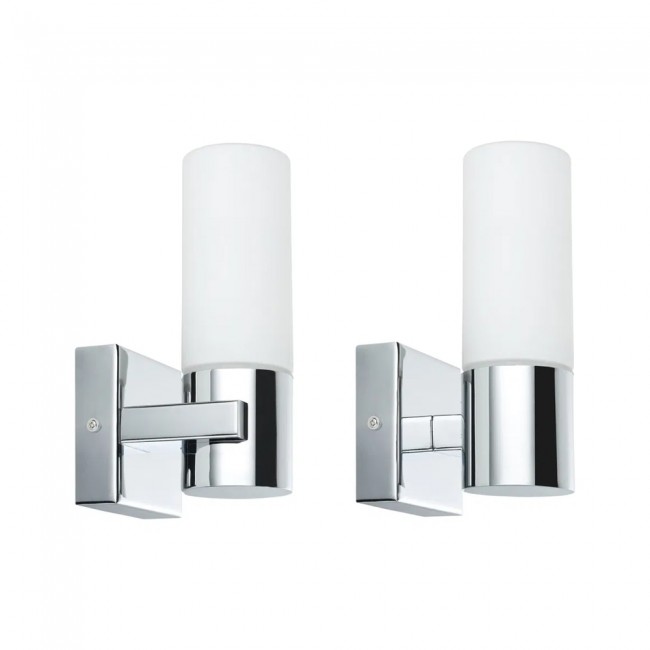 Set de 2 apliques de pared para baños Gemini