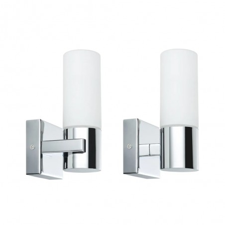 Set de 2 apliques de pared para baños Gemini
