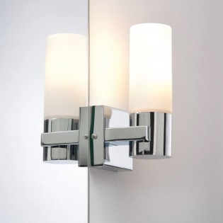 Set de 2 apliques de pared para baños Gemini