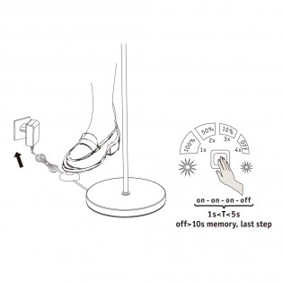 LED Floor Lamp Jagun (20.4W)