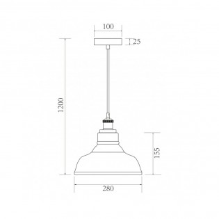 Pendant lamp Umbria