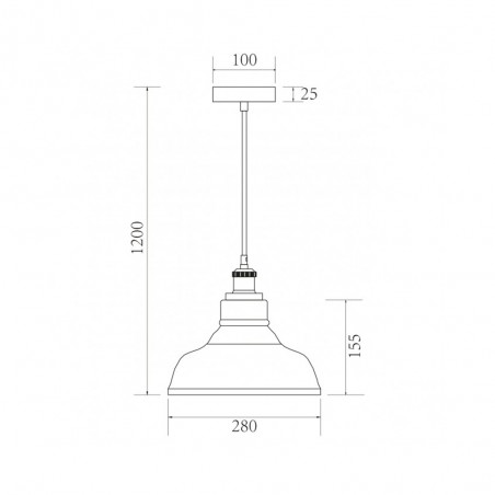 Pendant lamp Umbria