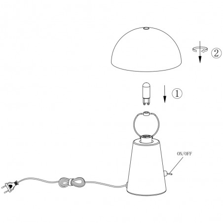 Table lamp Kent