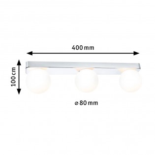 Aplique de pared para baños Gove (3 luces)