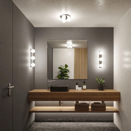 Aplique de pared para baños Gove (3 luces)