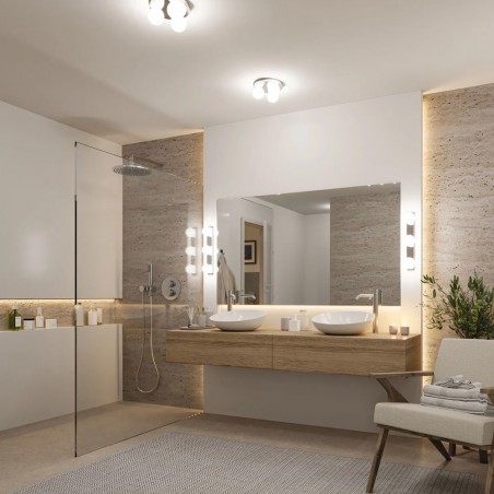 Aplique de pared para baños Gove (3 luces)
