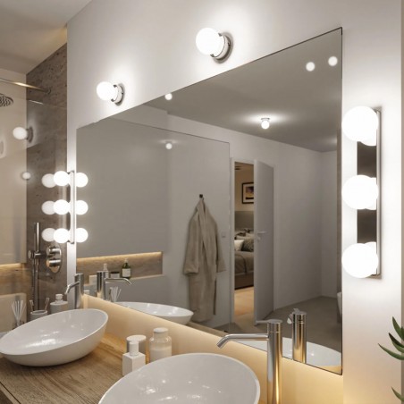 Aplique de pared para baños Gove (3 luces)