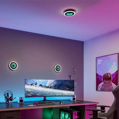 LED 3D Flush Light Spaceglow Two Dim (14W)